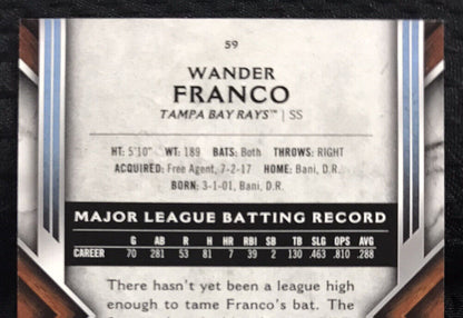 2022 Museum Collection Rookie  Wander Franco Rc #59 RAYS