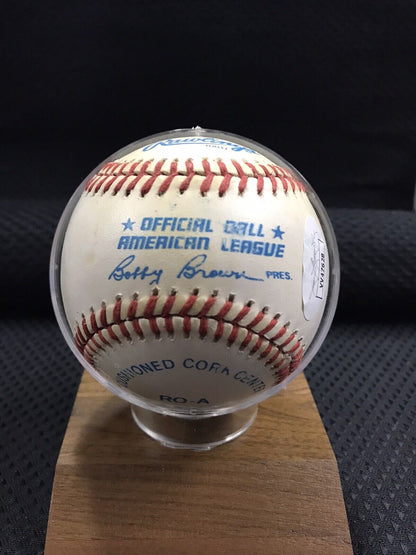 Nolan Ryan Signed Autographed OAL Baseball *JSA Certified* W/ Cube
