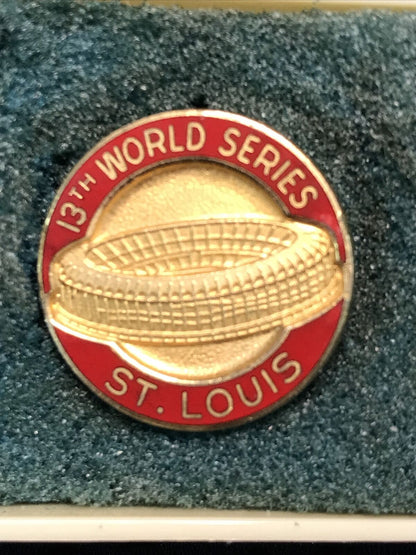 1982 13th World Series St. Louis Cardinals Media Press Pin