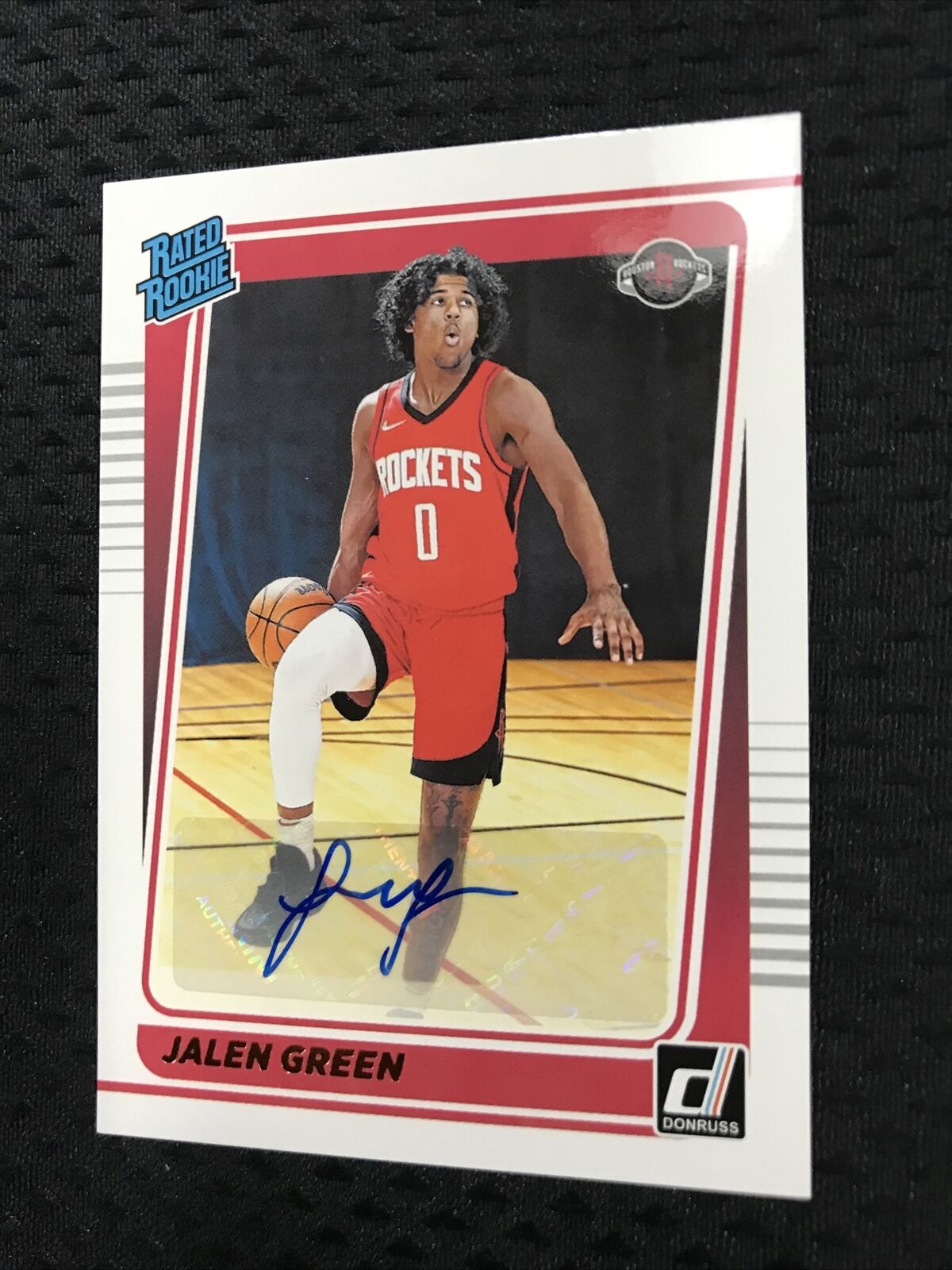 2021-22 Panini Donruss Rated Rookie Auto Autograph JALEN GREEN #209