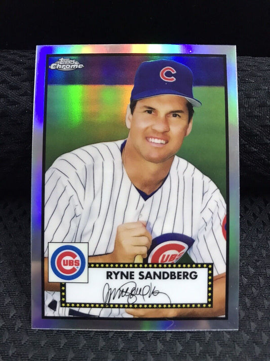 2021 Topps Chrome Platinum Anniversary Refractor Ryne Sandberg Cubs #668