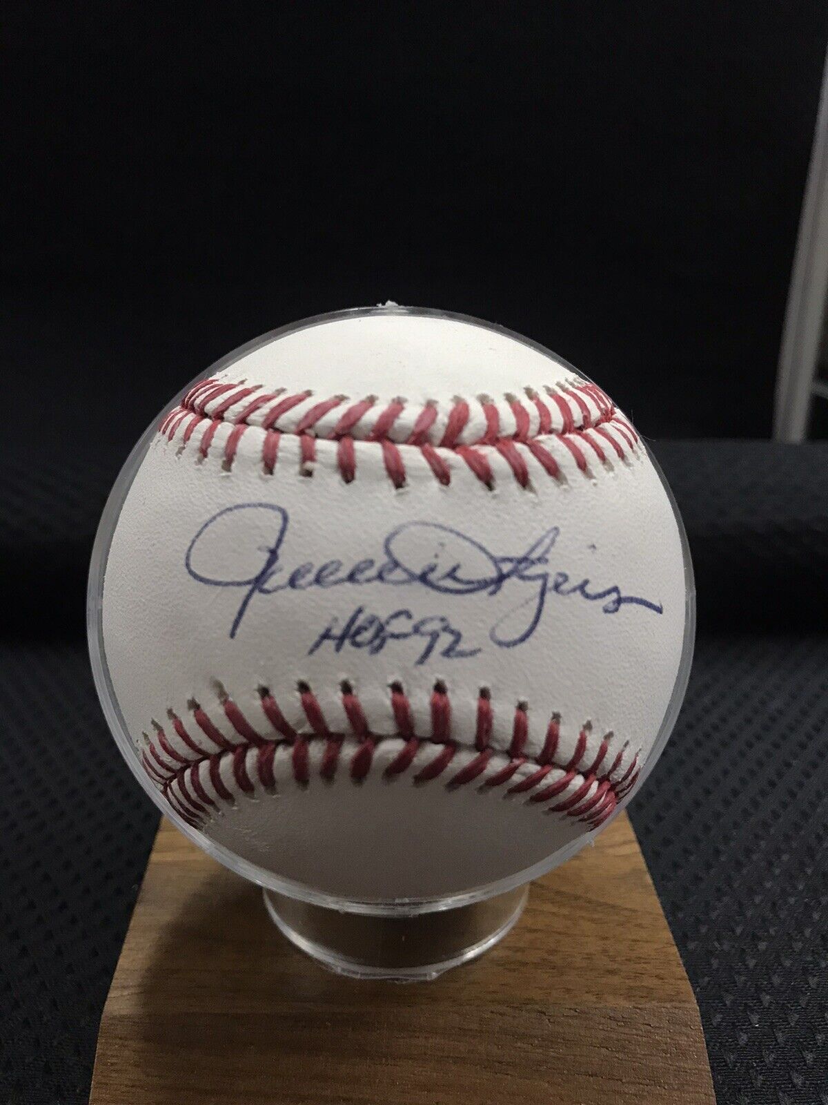 Rollie Fingers Autographed American League Baseball - JSA Certified “HOF’92”