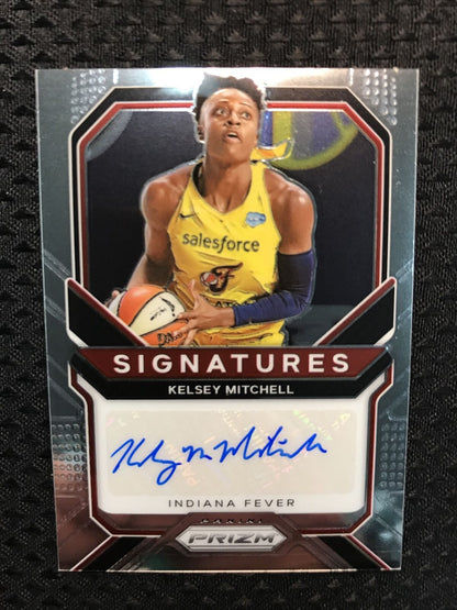 R72,013 - 2021 Panini Prizm WNBA Signatures Autograph Kelsey Mitchell