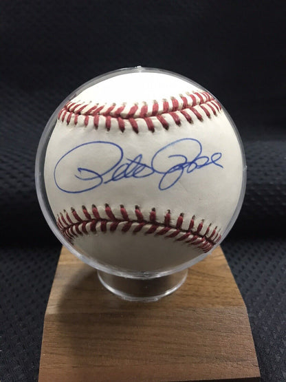 Pete Rose Reds Phillies Signed ONL Baseball AUTO Autographed JSA COA