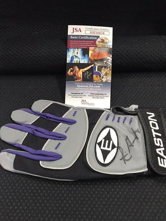 Luis Gonzales “Gonzo” Diamondbacks Signed Right Hand Batting Glove JSA COA