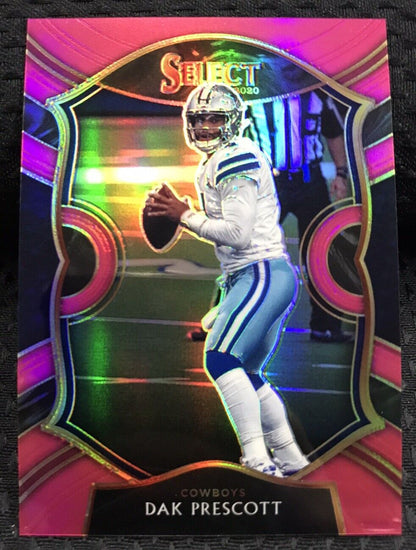 2020 Select Dak Prescott Concourse Level Pink Prizm #/10 SSP Cowboys