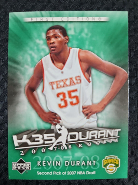 2007-08 Upper Deck First Edition Kevin Durant Rookie RC #KD2 Supersonics