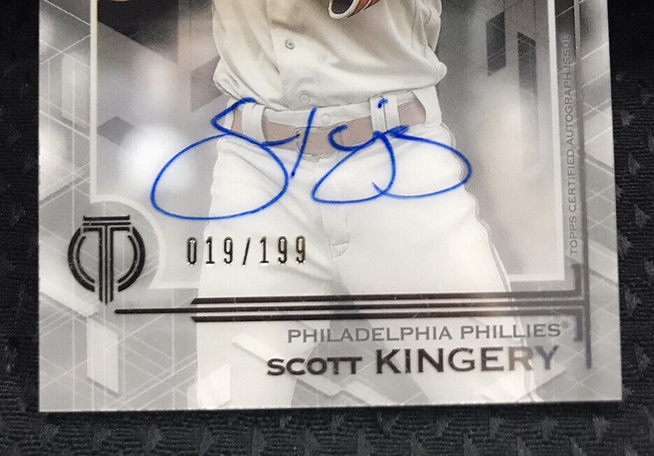 2019 Topps Tribute Baseball Auto #/199 Scott Kingery Autograph Phillies