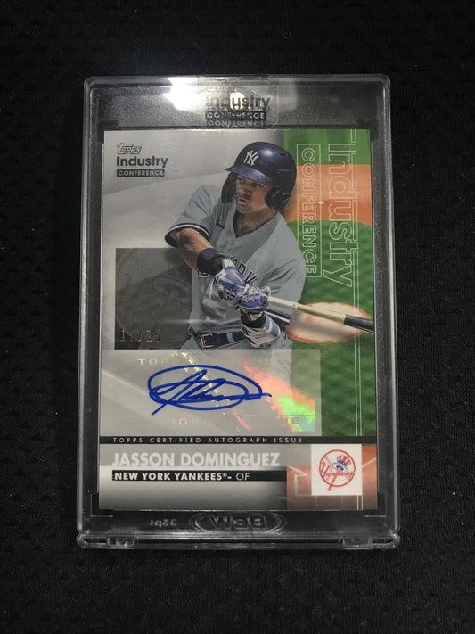 2022 Topps Industry Conference Jasson Dominguez Auto #/15!! A-WF TB Yankees SP🔥