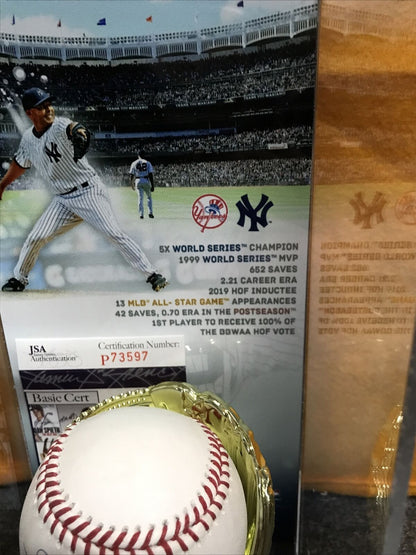 Mariano Rivera Signed New York Yankees OML Baseball  - 652 Career Saves JSA **