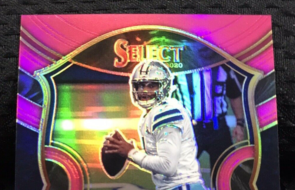 2020 Select Dak Prescott Concourse Level Pink Prizm #/10 SSP Cowboys