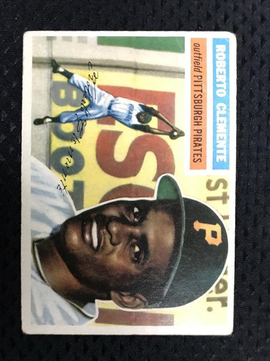 Roberto Clemente 1956 Topps Card #33 Pittsburgh Pirates