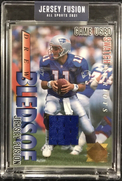 2021 Jersey Fusion Drew Bledsoe Game Used Swatch Card JF-DB95 Edge Excalibur