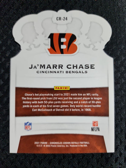 2021 Panini Crown Royale JaMarr Chase RC CR-24
