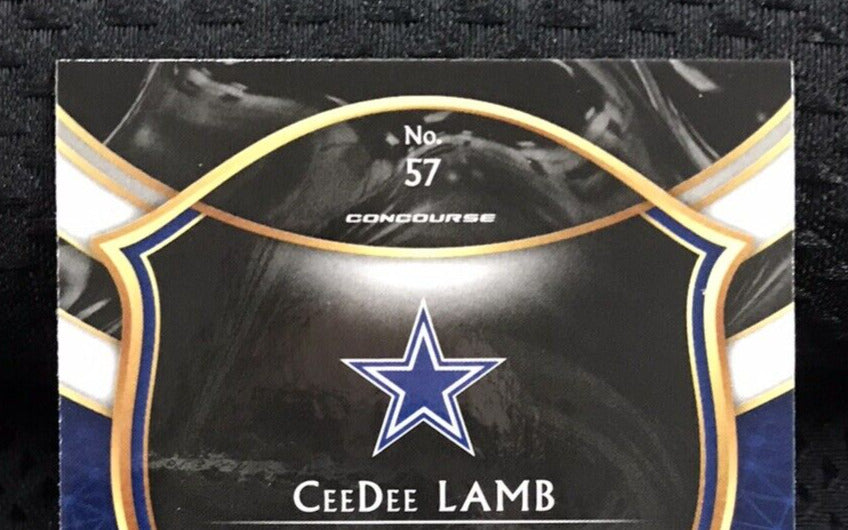 CEEDEE LAMB 💎 2020 Panini Select Concourse #57 ROOKIE Card Dallas Cowboys 🔥🔥