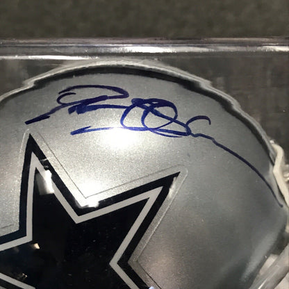 Deion Sanders Autographed/Signed Dallas Cowboys Mini Helmet JSA COA