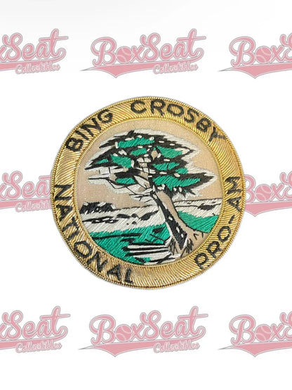 Bing Crosby National Pro-am - Broach Crest - Gold Crest Sticker