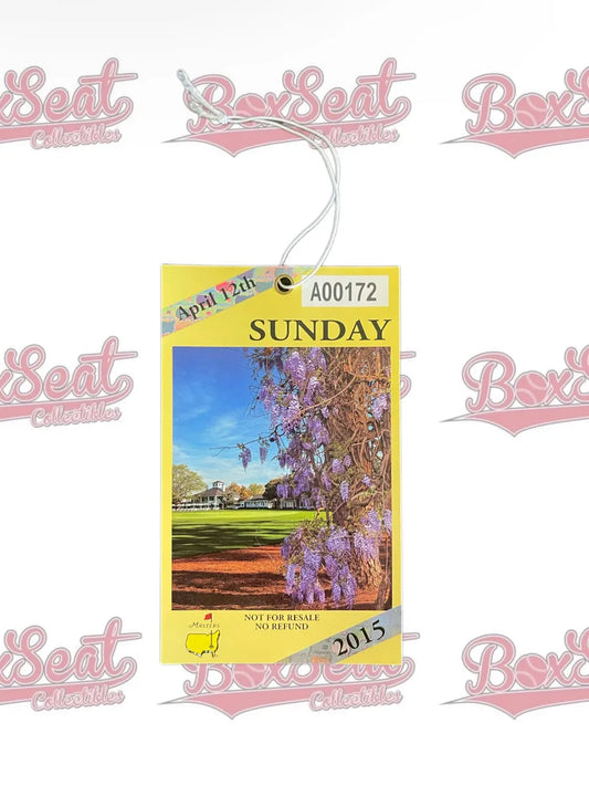 Masters 2015 - Spectator Badge