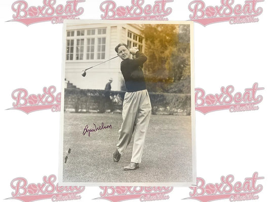 Byron Nelson - Photo taken after 12 wins in a row! - Features a jealous Sam Snead in the background
