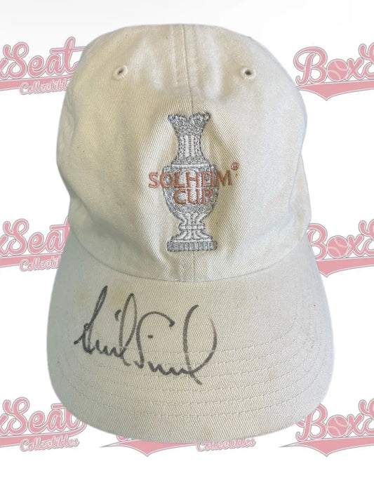 Annika Sorenstam - Autographed Solheim Cup Ballcap - JSA COA
